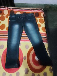 Dark Blue Denim Jeans