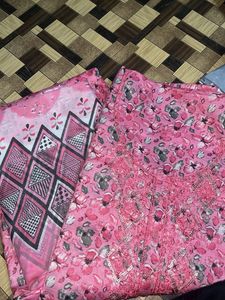 Pink Floral Salwar Kameez Set