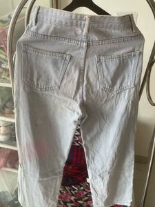 Light Blue Wide Leg Jeans