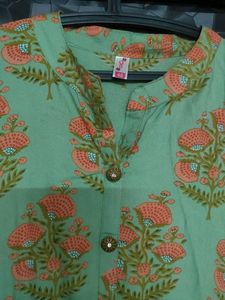 Floral Print Kurta