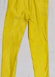 Yellow Casual Pants