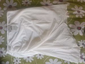 White Cotton Ethnic Skirt