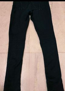 Black Ribbed Jeans