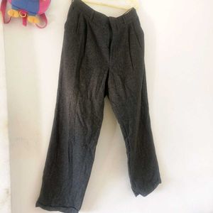 Gray Casual Pants