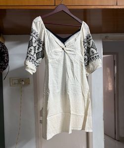 Embroided dress + Padded Cami