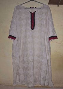 White Kurti