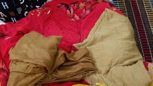 Red And Golden Complete Suit
