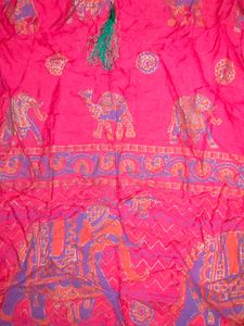 Bohemian Embroidered Red Dress