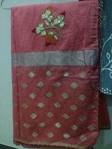 Elegant Embroidered Saree💖🌸