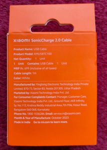 Mi Original 33w Fast Type C Usb Cable