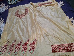 Golden dabka work garara
