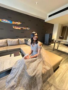 Ivory Lehnga For Wedding/Reception