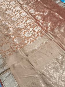 100 % pure Kanjivaram saree all over zari work