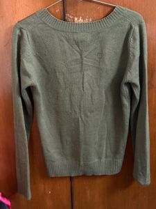 Olive Green Knit Sweater