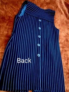 Striped Sleeveless Dress