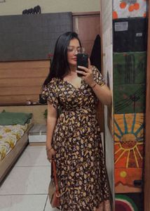 Floral Print Maxi Dress