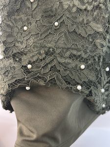 Green Lace Top With Cotton Lining