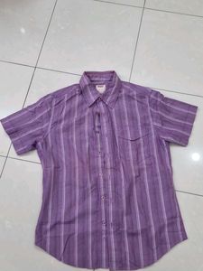 Levi's Purple Striped Shirt