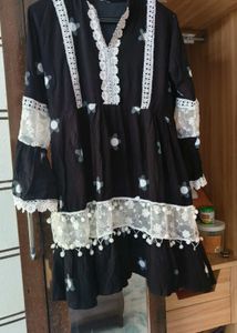 🔥 Today&#39;s Offer 🔥Stylish Black Kurta