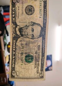 $5 Dollar Note