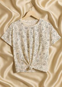 Abstract Print Top