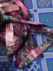 Peocock Printed Kite Shaped Top