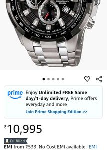 Casio Edifice Orignal Men&#39;s EF-539 Chronograph