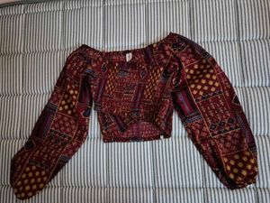 Patterned Crop Top