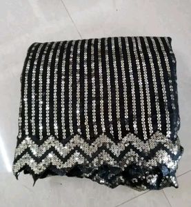 Sequins Black Saree