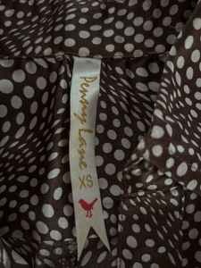 Very pretty and unique satin polka dotted shirt