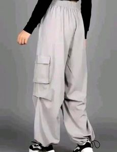 Gray Cargo Pants