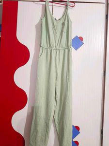 nuon mint green sleeveless jumpsuit