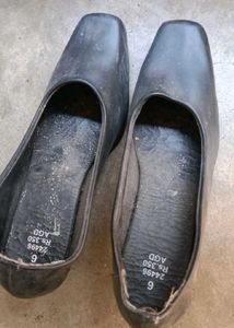 Black Ethnic Slip-on Shoes