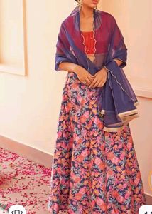 Janasya Floral Printed ReadytoWearLehenga & Blouse