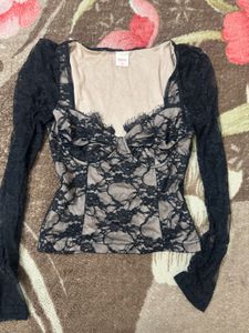 Black Lace Bodysuit