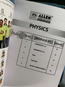 allen Institute Physics Module For Jee
