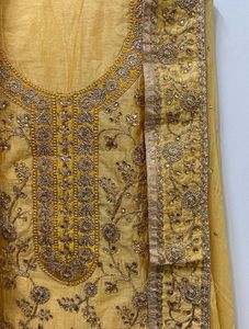 Heavy Embroidery Partywear Suit