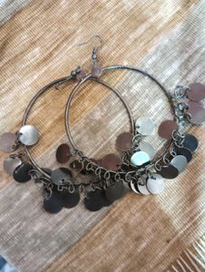 Statement Coin Drop Earrings