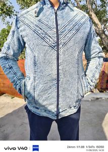 Vintage Acid Wash Denim Jacket