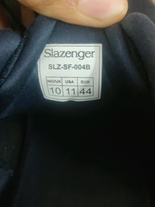 My Shoe Which Is Slazenger.