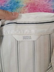 Striped Button-Down Shirt