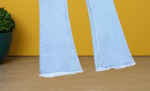 M@101 Size-28 Flare Jeans - Light Wash Denim