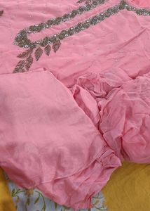 Beutiful Pink Suit For Newly Married Girl