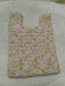 handmade knitt baby vest