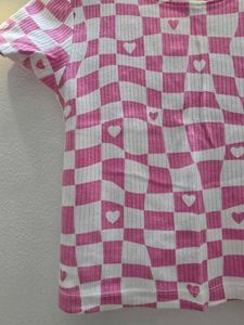 Checkered Heart Tee