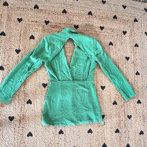 pure cotton Green Co-ord Set