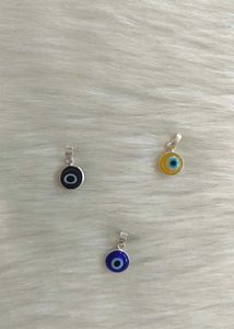 925 Evil Eye Pendants With Hallmark