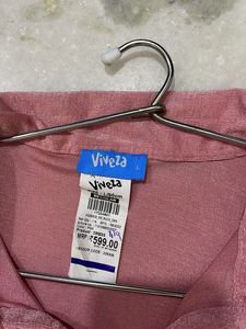 Pink Mini Shirt Dress