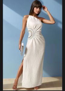 Cream Beach Dress