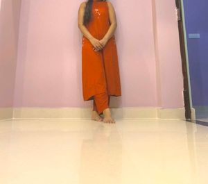 Elegant Brown Kurti Pant Set